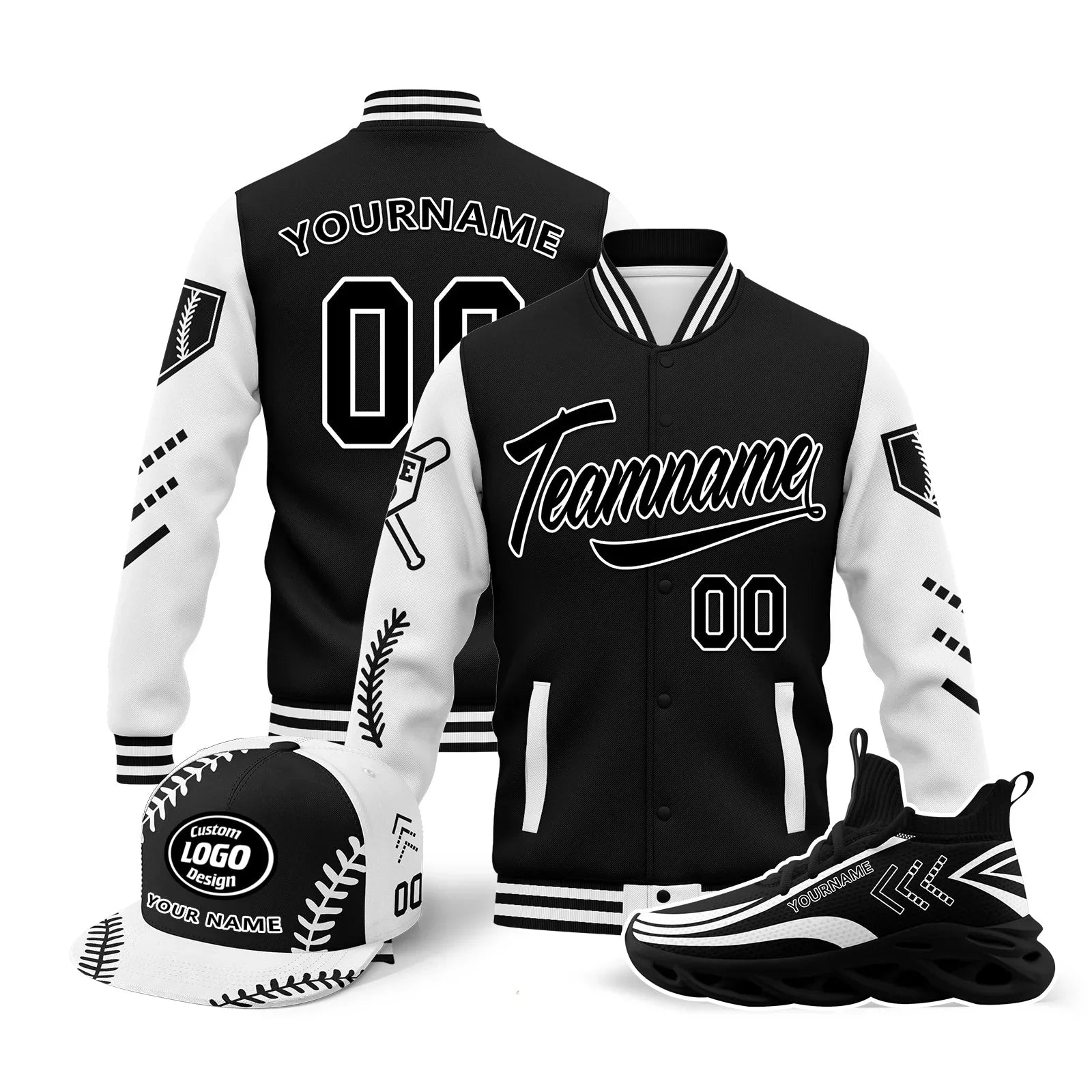 Custom Jacket MaxSoul Shoes and Hat Combo Offer Personalized Combo ZH-D023028-8 - Coolcustomize