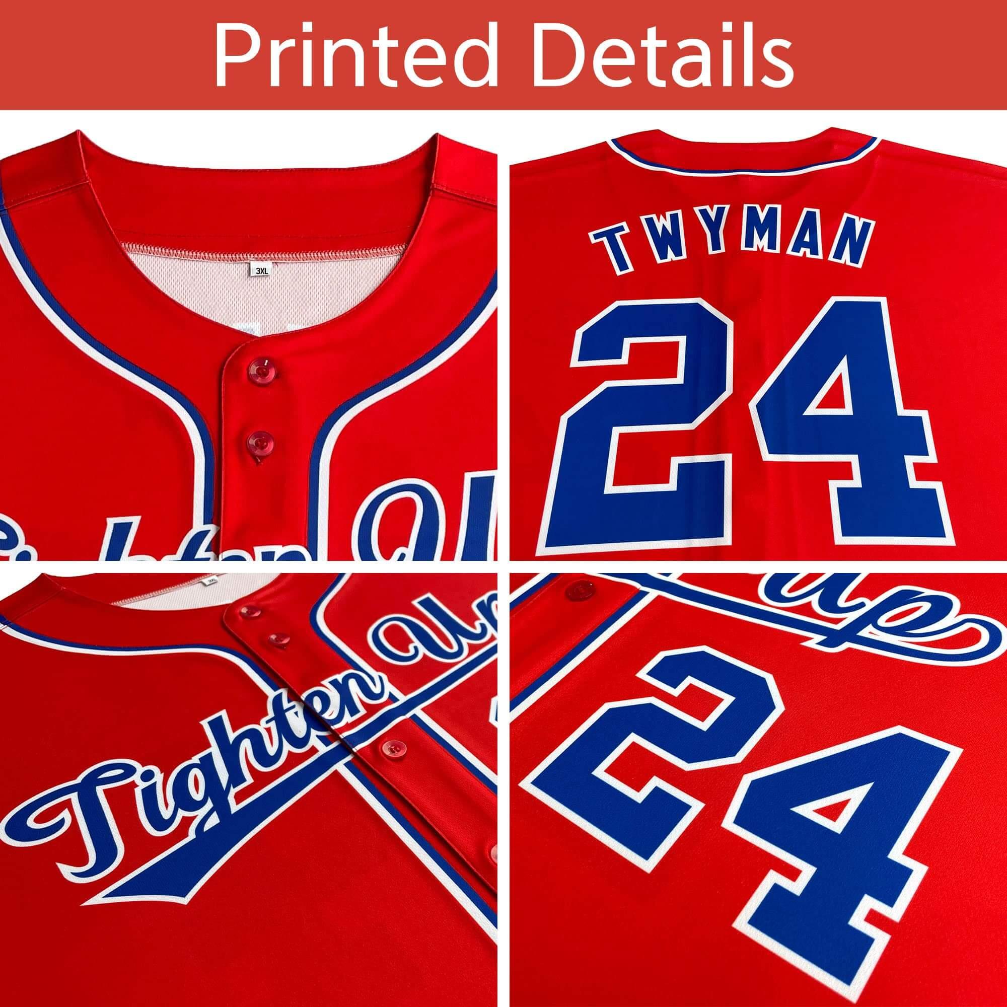 Custom Blue Orange Gradient Fashion Orange Authentic Baseball Jersey - Coolcustomize